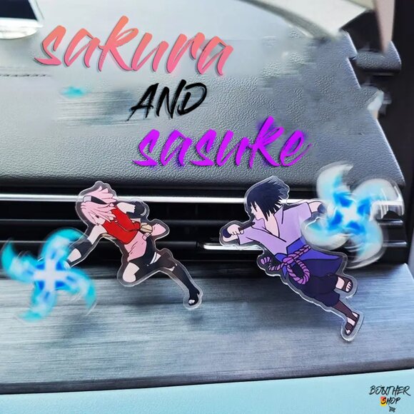 4PCS/Naruto Anime Car Air Conditioner Ornaments New🚗 - Picture 4 of 7